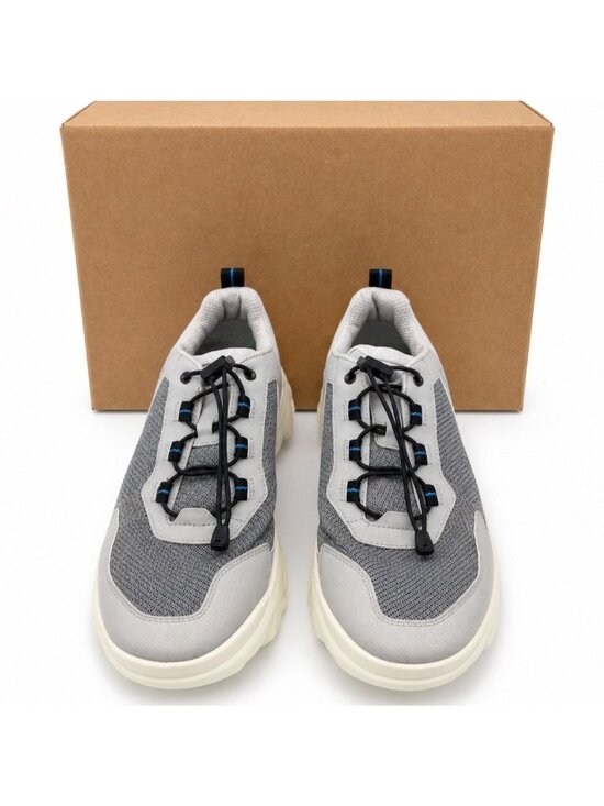 ECCO MX Low Breathru Mens 7-7.5 EU 41 Concrete Gray Mesh Outdoor Walking Sneaker main image 4